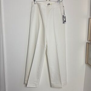Women's White Straight Leg Pants